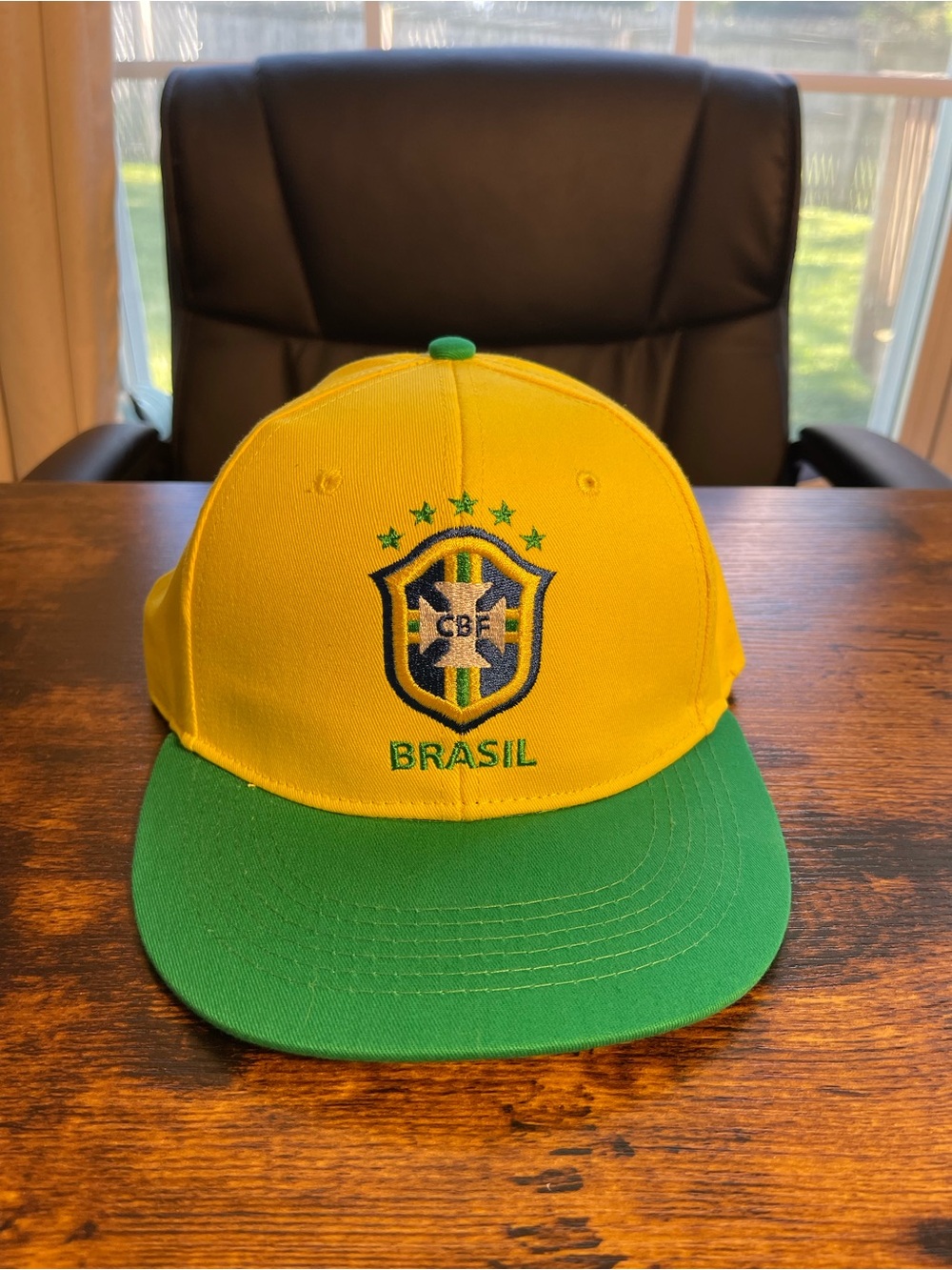 Brasil Soccer National Team CBF Seleção Brasileira Men’s Hat Yellow SnapBack New